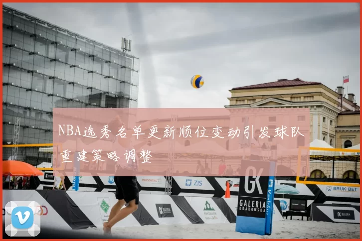 NBA选秀名单更新顺位变动引发球队重建策略调整