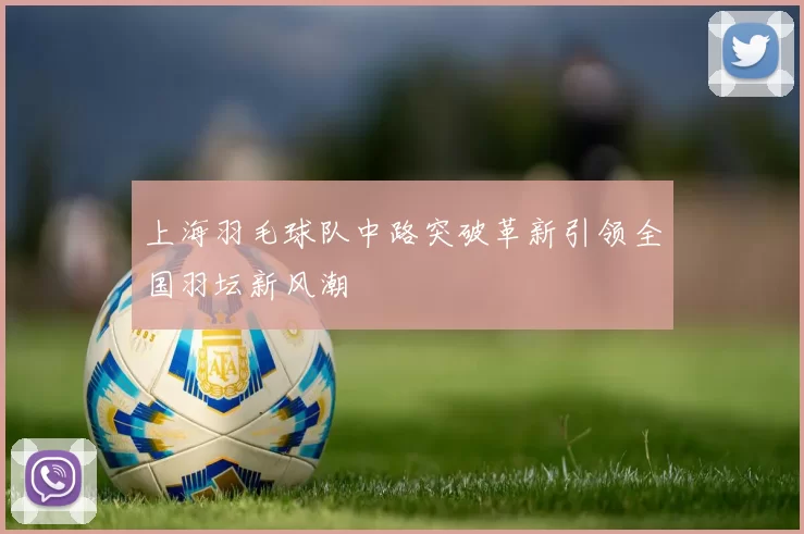 上海羽毛球队中路突破革新引领全国羽坛新风潮