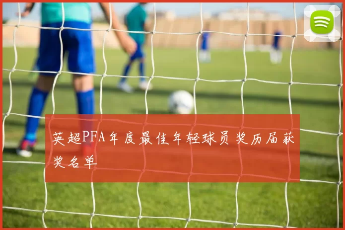 英超PFA年度最佳年轻球员奖历届获奖名单